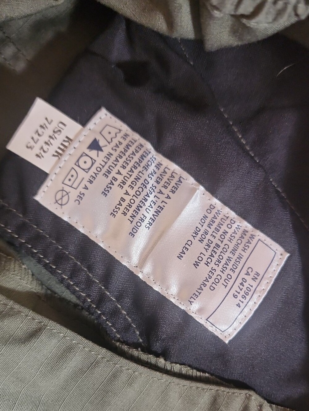 5.11 Tactical Olive Cargo Pants - Picture 8 of 8